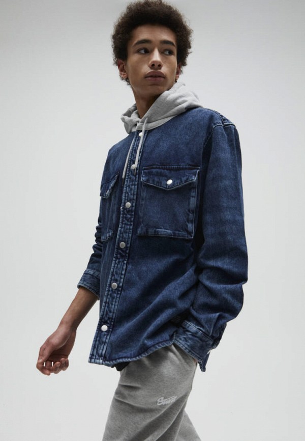 фото Рубашка джинсовая pull&bear