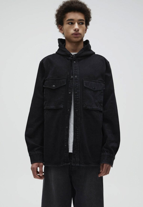 фото Рубашка джинсовая pull&bear