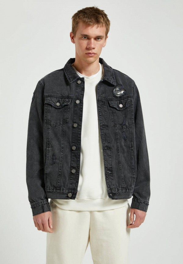 

Куртка джинсовая Pull&Bear, Серый, Join life