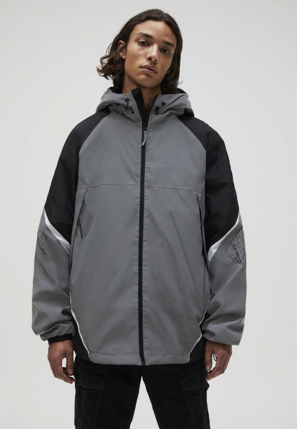 

Куртка утепленная Pull&Bear, Серый, Join life