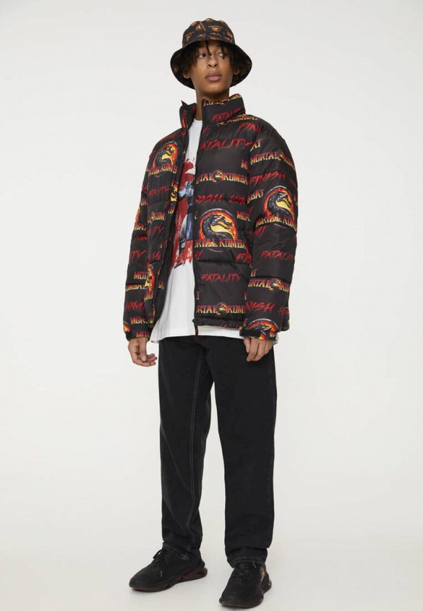 

Куртка утепленная Pull&Bear, Черный, Join life
