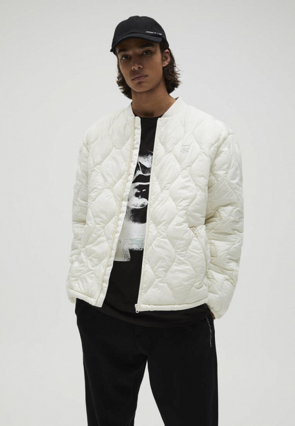 

Куртка утепленная Pull&Bear, Белый