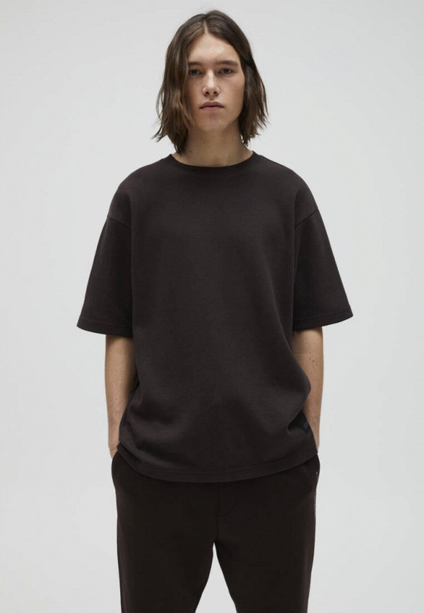 

Футболка Pull&Bear, Коричневый, Join Life