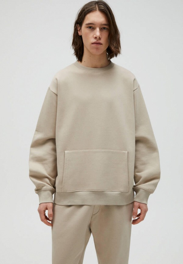 

Свитшот Pull&Bear, Бежевый, Join Life