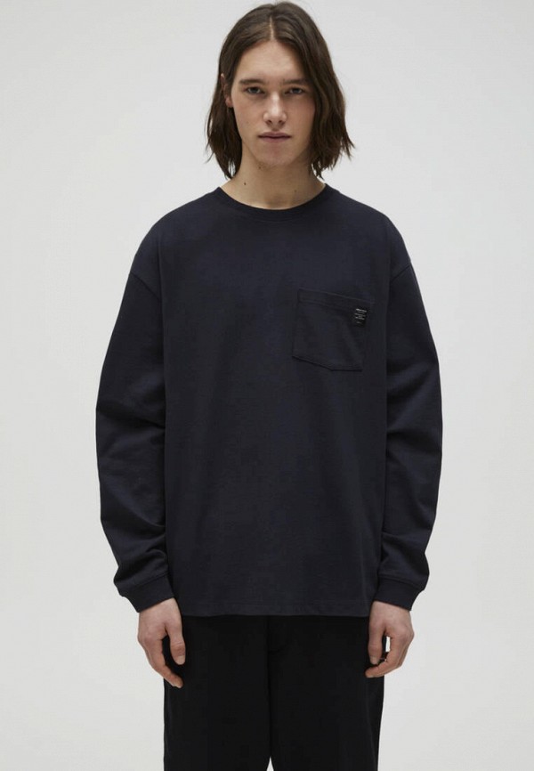 

Лонгслив Pull&Bear, Черный, Join Life