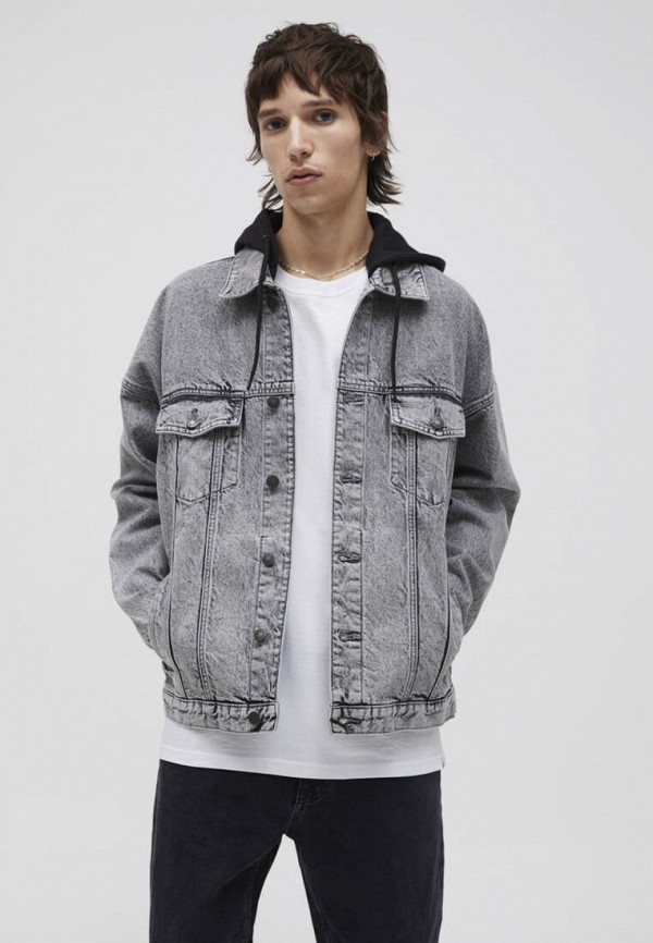 

Куртка джинсовая Pull&Bear, Серый, Join life