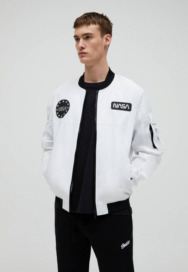 

Куртка Pull&Bear, Белый, Join life