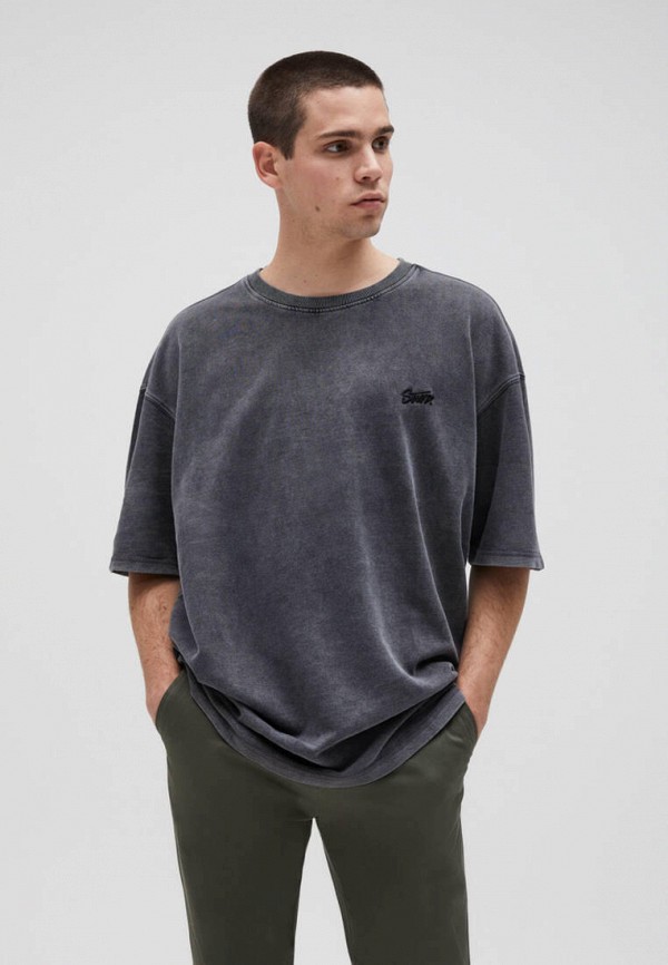 

Футболка Pull&Bear, Серый, Join Life