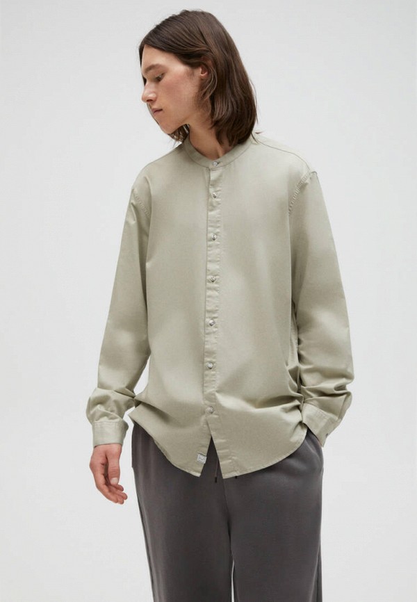 

Рубашка Pull&Bear, Зеленый, Join life