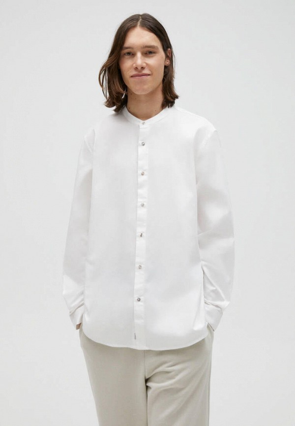 Рубашка Pull&Bear цвет белый 
