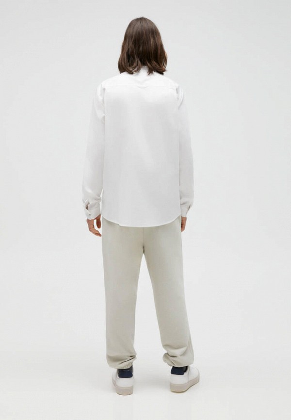 Рубашка Pull&Bear цвет белый  Фото 3