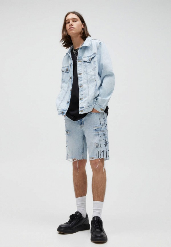 фото Шорты джинсовые pull&bear