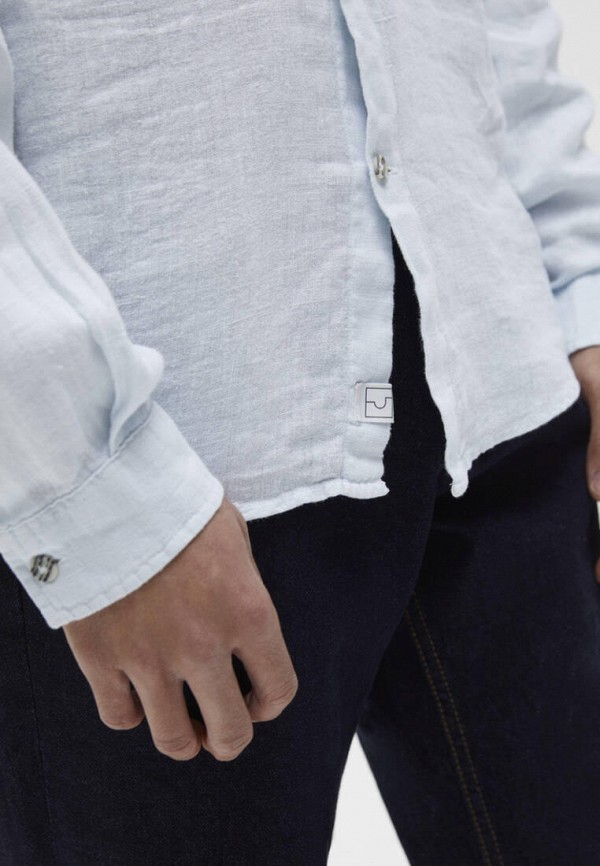 

Рубашка Pull&Bear, Голубой, Join Life