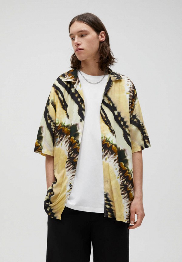 

Рубашка Pull&Bear, Желтый, Join Life