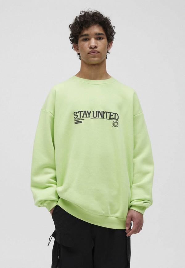 

Свитшот Pull&Bear, Зеленый, Join life