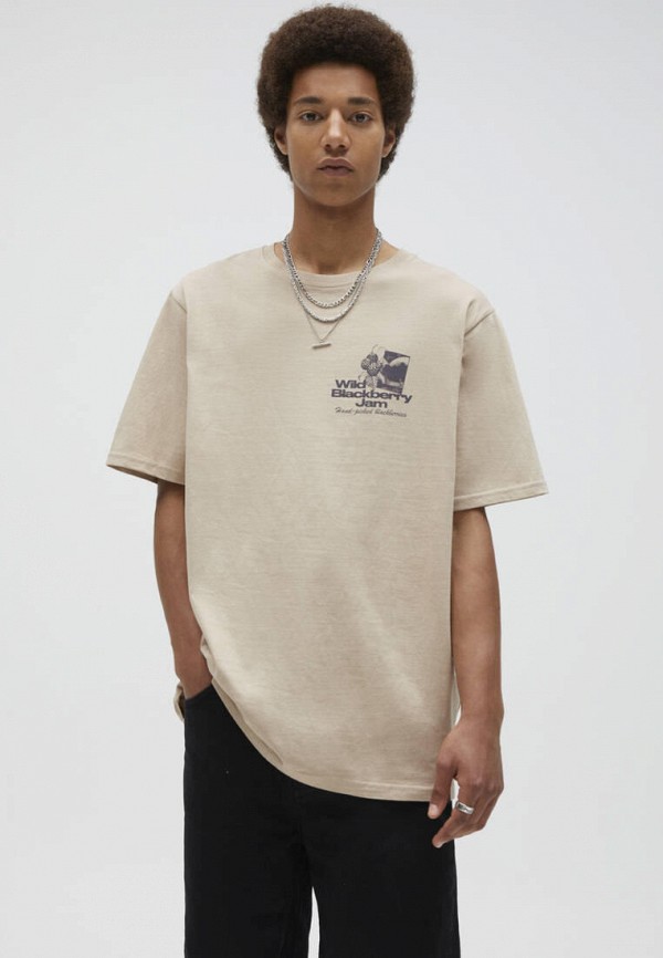 

Футболка Pull&Bear, Бежевый