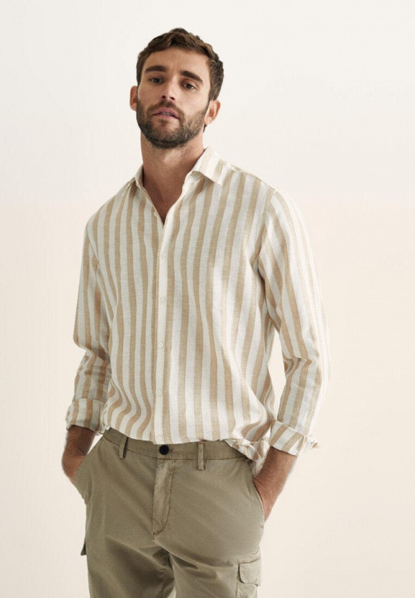 

Рубашка Massimo Dutti, Бежевый