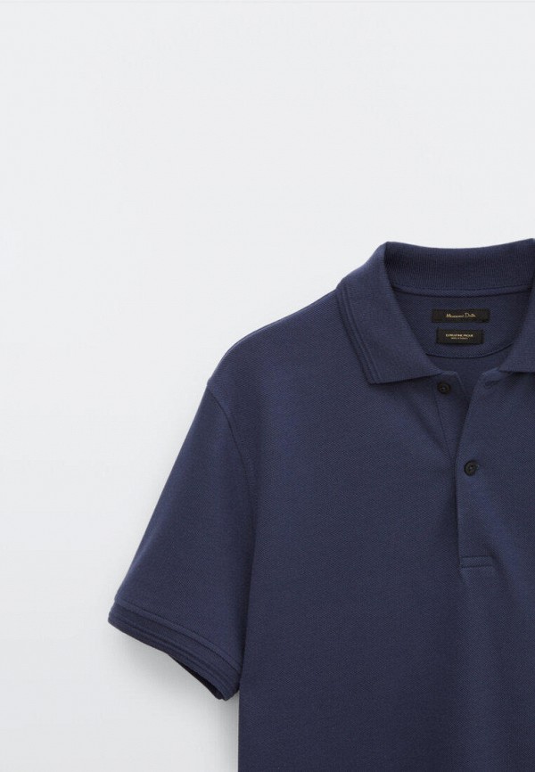

Поло Massimo Dutti, Синий