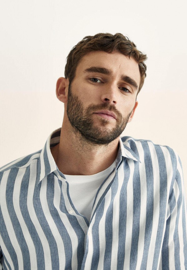 

Рубашка Massimo Dutti, Голубой