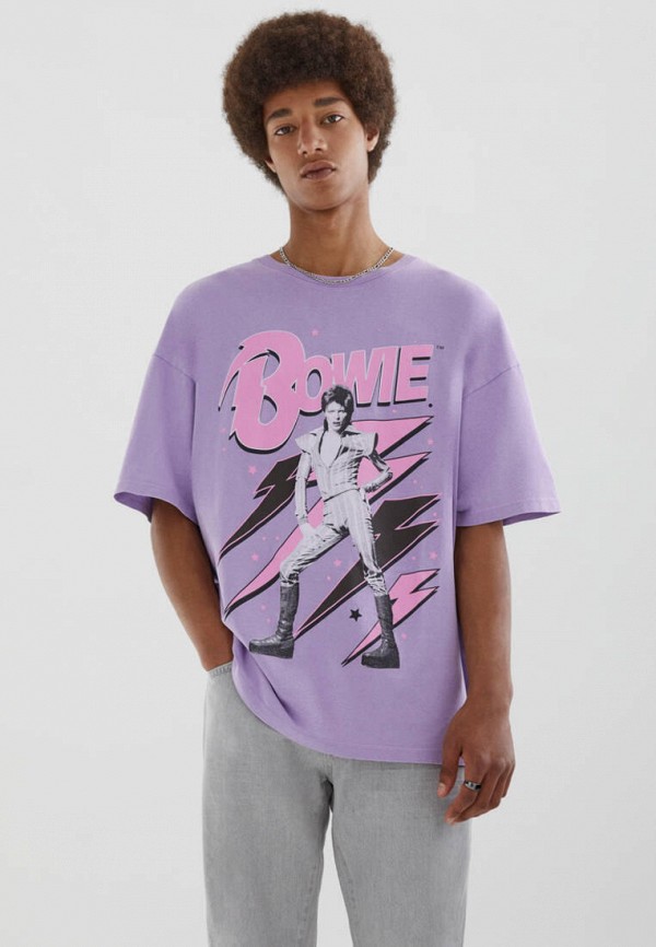 

Футболка Pull&Bear, Фиолетовый