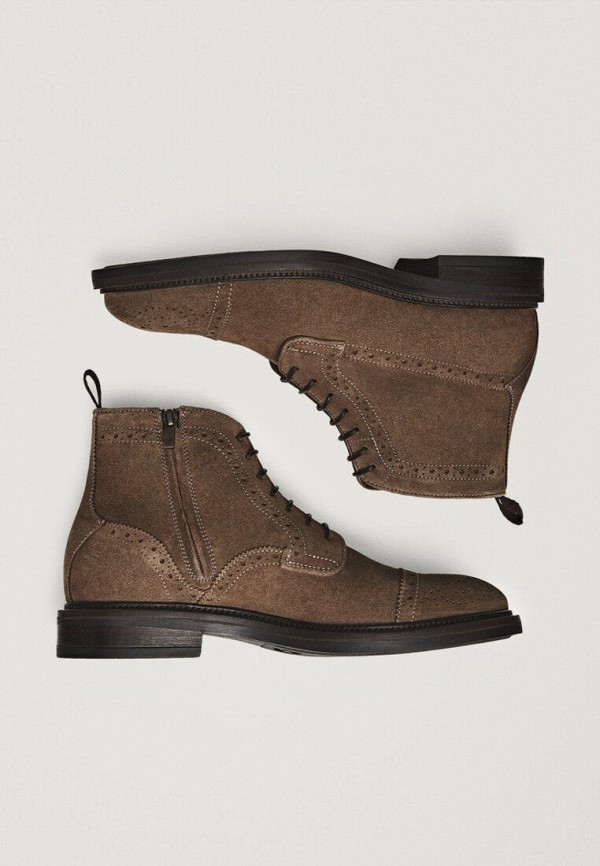 Ботинки Massimo Dutti цвет коричневый  Фото 2