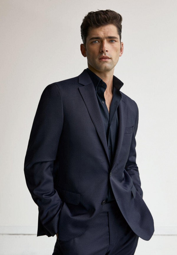 

Пиджак Massimo Dutti, Синий