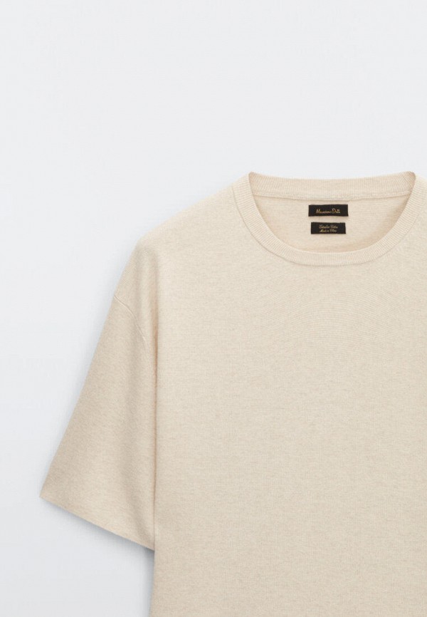

Футболка Massimo Dutti, Бежевый