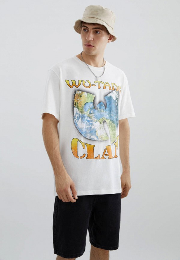 

Футболка Pull&Bear, Белый, Join Life