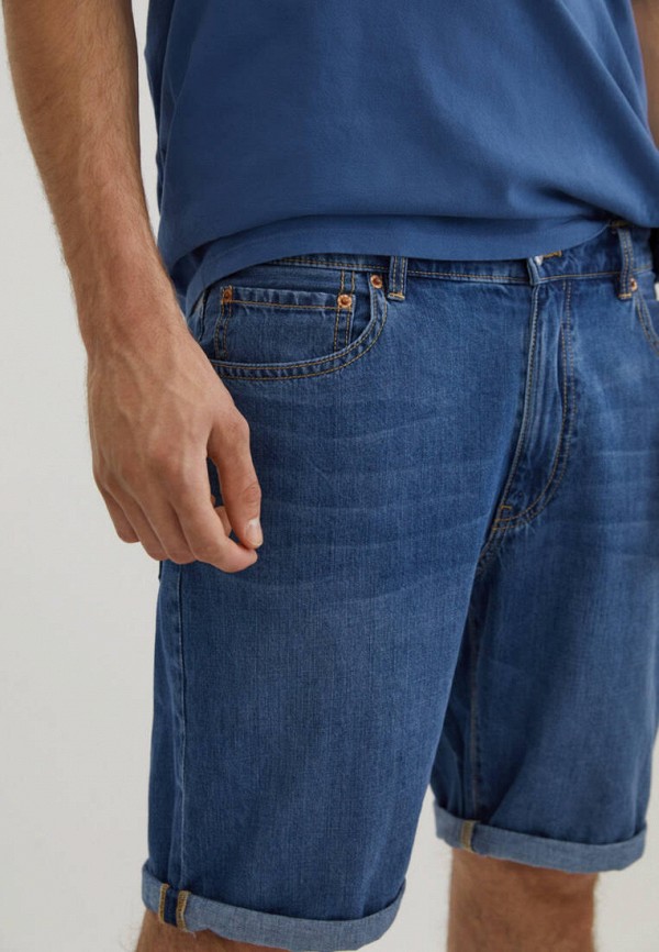 Шорты джинсовые Pull&Bear цвет синий  Фото 4