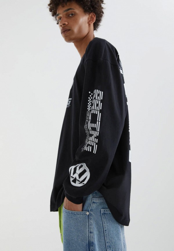 

Лонгслив Pull&Bear, Черный