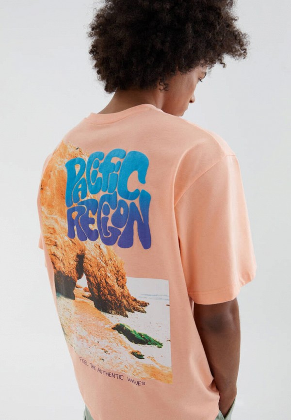 

Футболка Pull&Bear, Коралловый