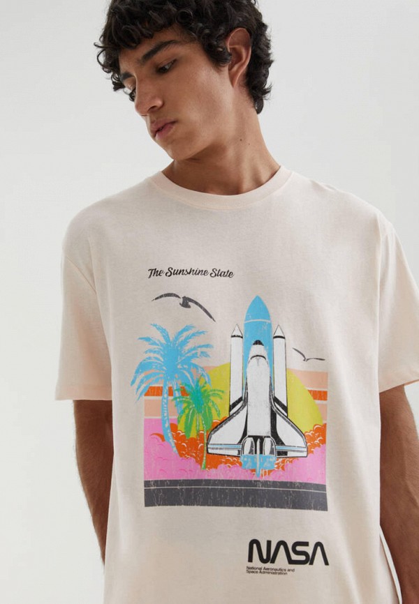 

Футболка Pull&Bear, Бежевый