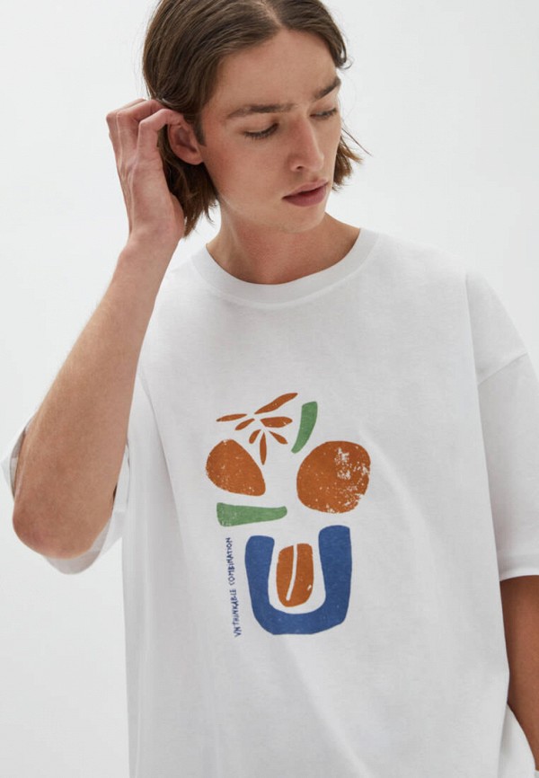 

Футболка Pull&Bear, Белый