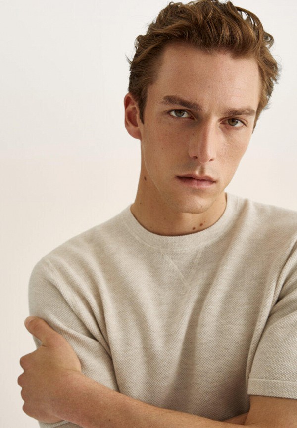 

Футболка Massimo Dutti, Бежевый