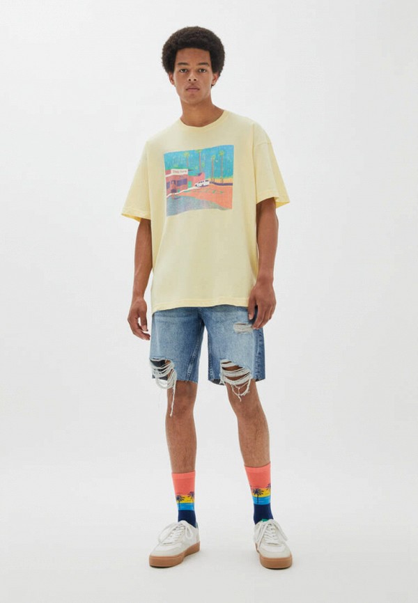 фото Шорты джинсовые pull&bear