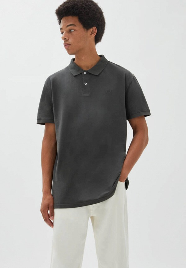 

Поло Pull&Bear, Серый