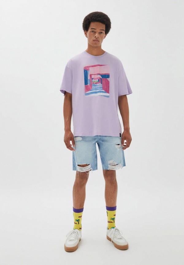 фото Шорты джинсовые pull&bear