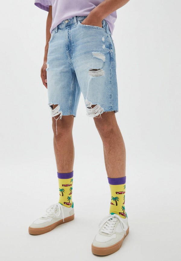 

Шорты джинсовые Pull&Bear, Голубой