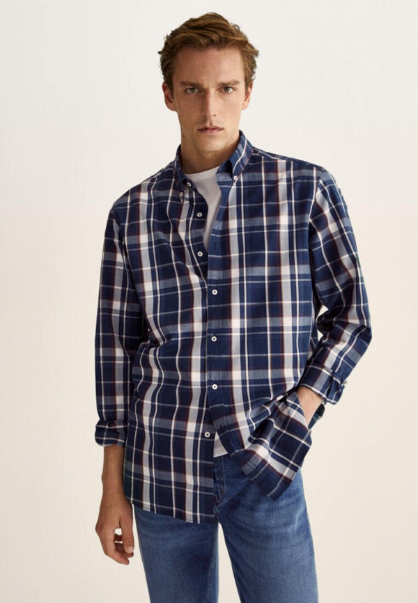 

Рубашка Massimo Dutti, Синий