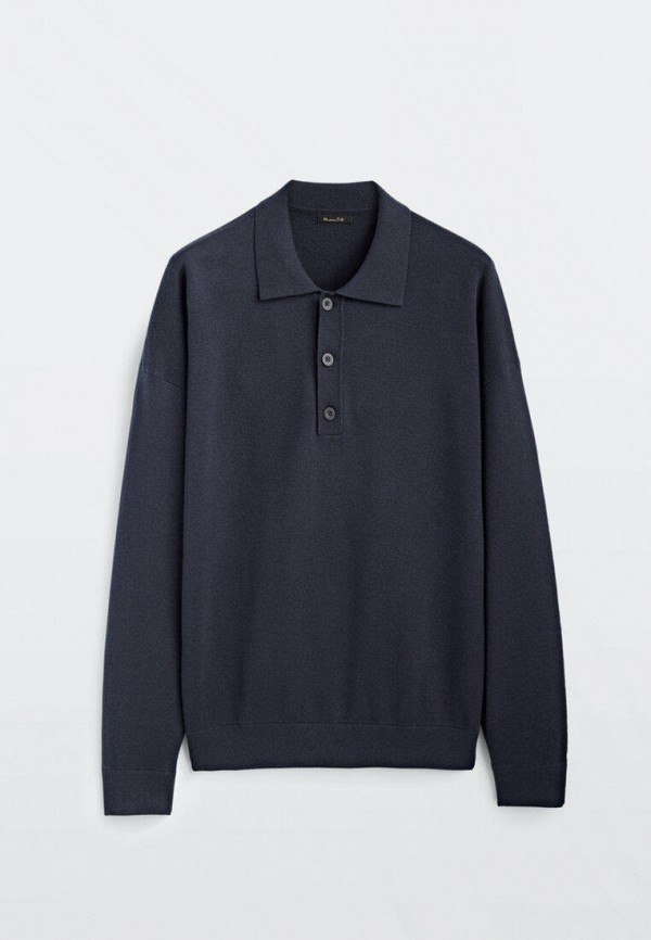 

Поло Massimo Dutti, Синий