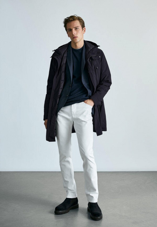 

Пуховик Massimo Dutti, Синий