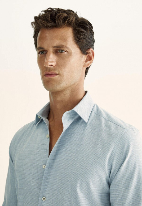 

Рубашка Massimo Dutti, Голубой