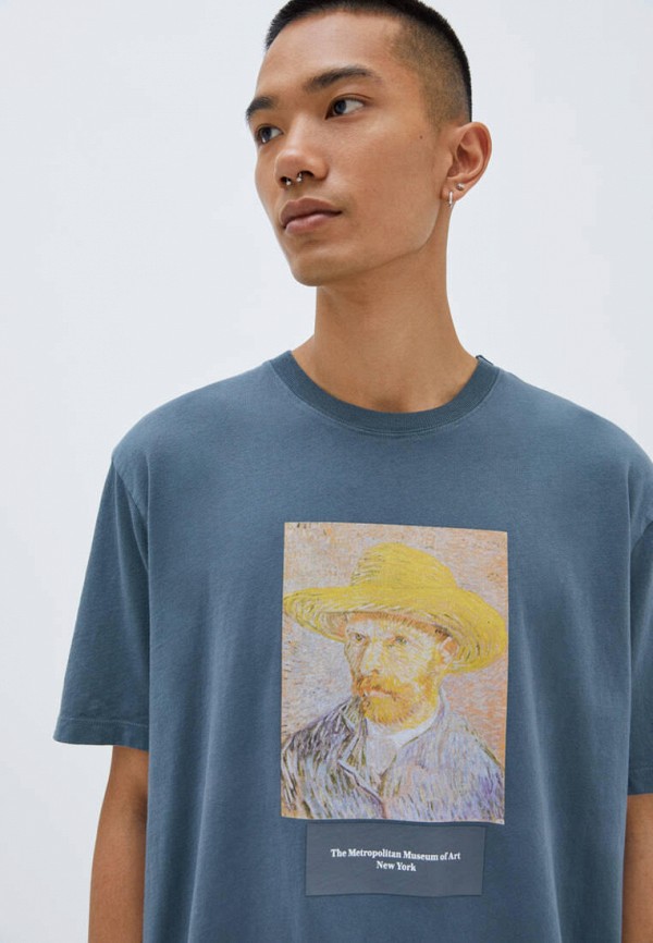 

Футболка Pull&Bear, Синий