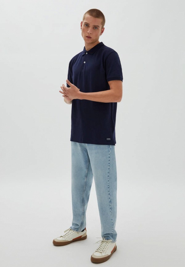 

Поло Pull&Bear, Синий