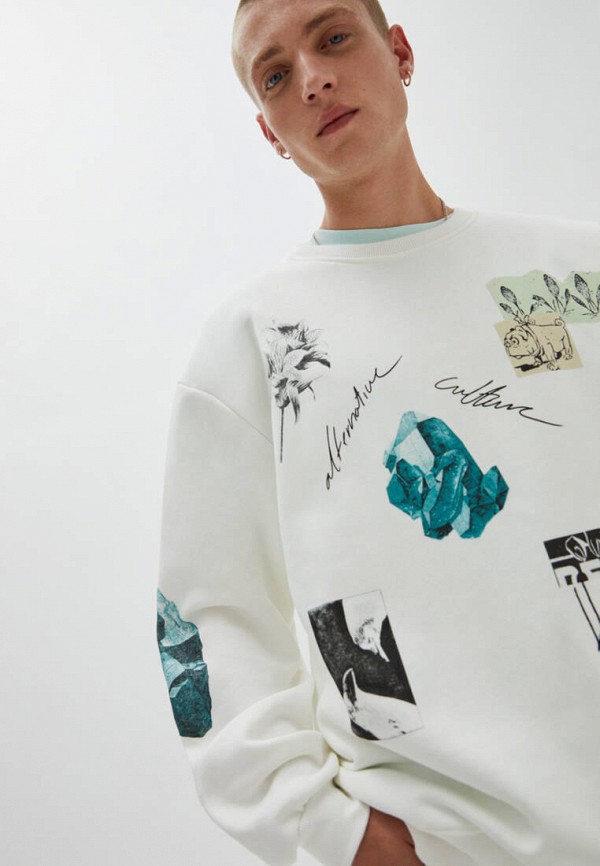 

Свитшот Pull&Bear, Белый