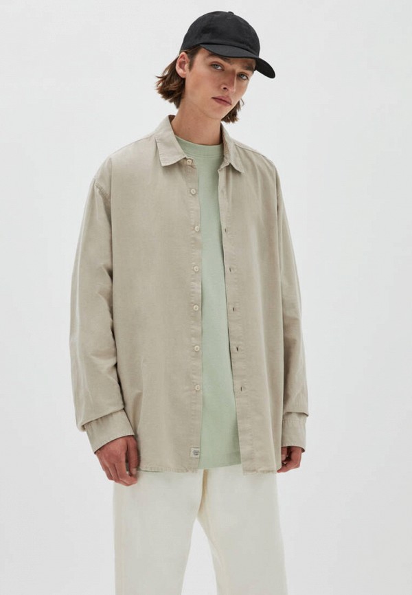 

Рубашка Pull&Bear, Бежевый