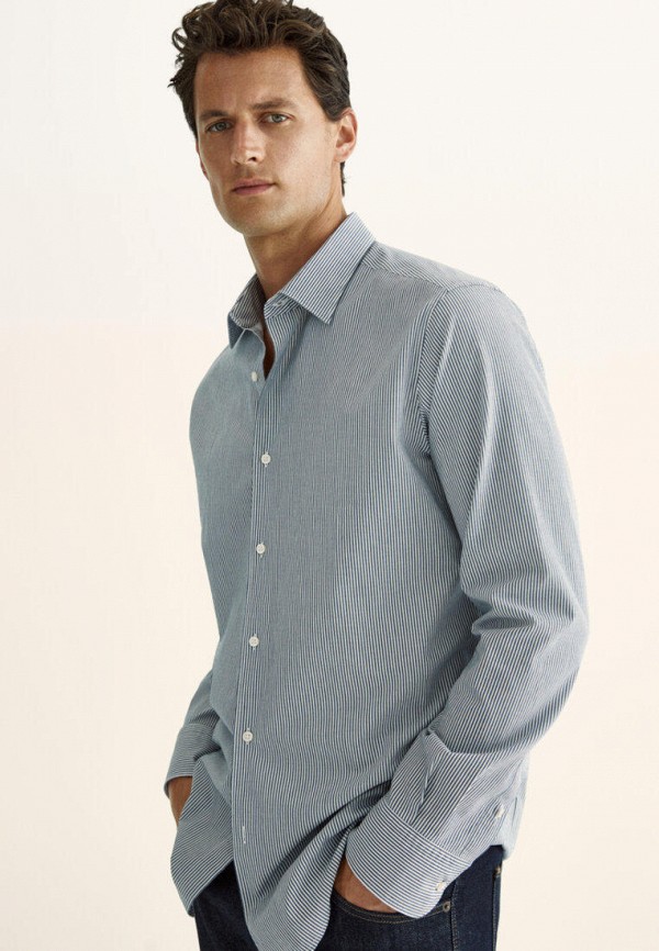 

Рубашка Massimo Dutti, Синий