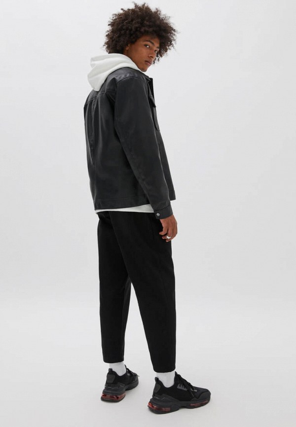 

Куртка кожаная Pull&Bear, Черный