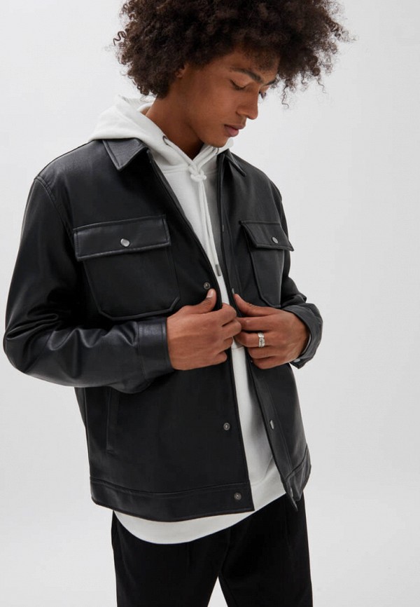 фото Куртка кожаная pull&bear
