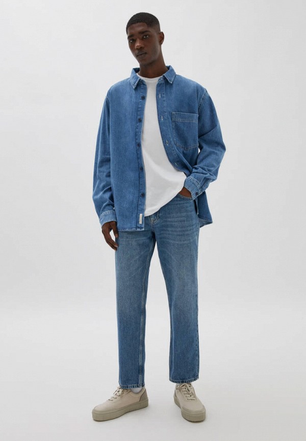 фото Рубашка джинсовая pull&bear